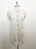 Brunello Cucinelli Cotton Monili Trim Top Size S