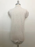 Brunello Cucinelli Cotton Monili Trim Top Size S
