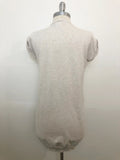 Brunello Cucinelli Cotton Monili Trim Top Size S