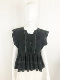 Isabel Marant Bead Trim Top Size 36 Fr (S / 4 Us)