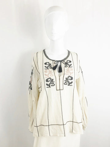Embroidered Top Size 4
