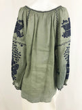Vita Kin Linen Top Size M