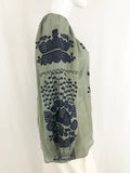 Vita Kin Linen Top Size M
