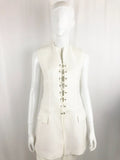 Derek Lam 10 Crosby Lace Up Vest Size S