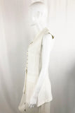 Derek Lam 10 Crosby Lace Up Vest Size S