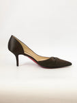 Christian Louboutin Satin D'Orsay Pumps Size 41 It (11 Us)