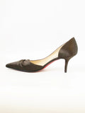 Christian Louboutin Satin D'Orsay Pumps Size 41 It (11 Us)