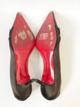 Christian Louboutin Satin D'Orsay Pumps Size 41 It (11 Us)