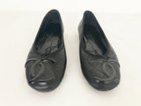 Chanel Quilted Cc Ballet Flats Size 38 It (8 Us)