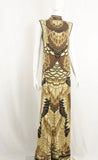 Printed Maxi Dress Size 38 Fr (S / 6 Us)
