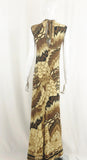 Printed Maxi Dress Size 38 Fr (S / 6 Us)