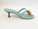 NEW Manolo Blahnik Embellished Sandal Size 39 It (9 Us)