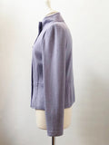 St. John Lilac Knit Jacket Size 8