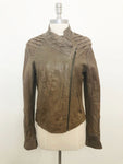 Burning Torch Leather Jacket Size S