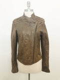 Burning Torch Leather Jacket Size S
