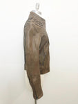 Burning Torch Leather Jacket Size S