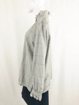 NEW Lafayette 148 Ruffle Trim Shirt Size Xxl