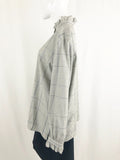 NEW Lafayette 148 Ruffle Trim Shirt Size Xxl