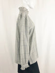 NEW Lafayette 148 Ruffle Trim Shirt Size Xxl