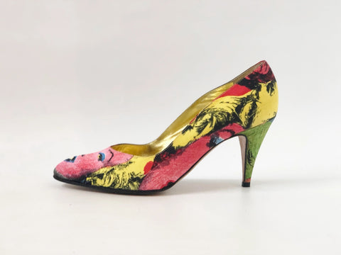 NEW Gianni Versace Vintage Pop Art Pumps