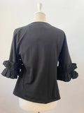 NEW Anne Fontaine Stretch Top Size 44 Fr (L / 12 Us)