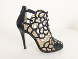 Oscar De La Renta Caged Sandal Size 37.5 It (7.5 Us) - (Also Available In Red In Size 8)