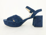 Prada Suede Platform Sandal Size 40 It (10 Us)