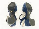 Prada Suede Platform Sandal Size 40 It (10 Us)
