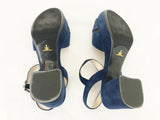 Prada Suede Platform Sandal Size 40 It (10 Us)