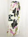 NEW Valentino Fringe Trim Maxi Skirt Size XS