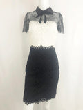 Sandro W/Lace Dress Size 4