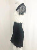Sandro W/Lace Dress Size 4
