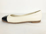 NEW Chanel Ballet Flats With Crystal Accent Size 41 It (11 Us)