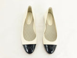 NEW Chanel Ballet Flats With Crystal Accent Size 41 It (11 Us)