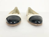 NEW Chanel Ballet Flats With Crystal Accent Size 41 It (11 Us)
