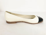 NEW Chanel Ballet Flats With Crystal Accent Size 41 It (11 Us)