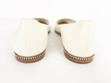NEW Chanel Ballet Flats With Crystal Accent Size 41 It (11 Us)