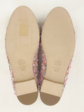 NEW Chanel Pink Tweed Ballet Flats Size 36.5 It (6.5 Us)