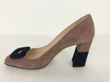 Prada Suede Two-Tone Pumps Size 38 It (8 Us)