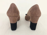 Prada Suede Two-Tone Pumps Size 38 It (8 Us)