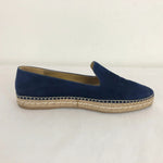 NEW Blue Suede Espadrille Size 40 It (10 Us)