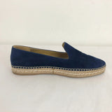 NEW Blue Suede Espadrille Size 40 It (10 Us)