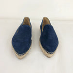 NEW Blue Suede Espadrille Size 40 It (10 Us)