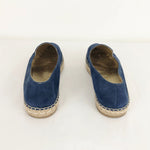 NEW Blue Suede Espadrille Size 40 It (10 Us)
