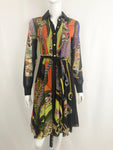 NEW Fuzzi Patterned Dress Size S