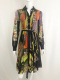 NEW Fuzzi Patterned Dress Size S