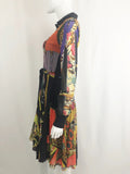 NEW Fuzzi Patterned Dress Size S