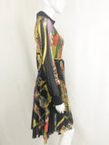 NEW Fuzzi Patterned Dress Size S