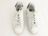 Golden Goose Superstar Sneakers W/Leopard Trim Size 8 Us