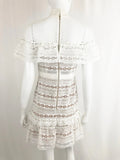Self Portrait Lace Pattern Dress Size 6